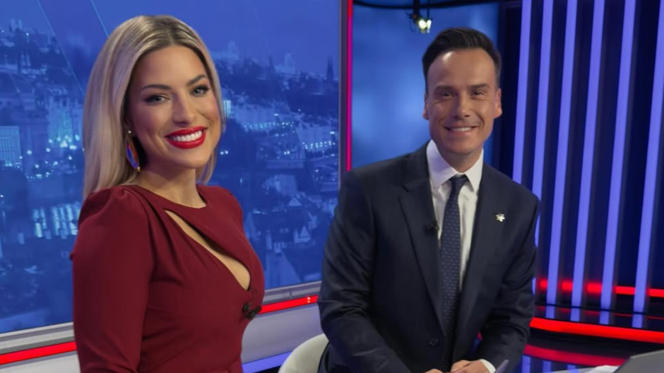 Eva Perkausová s kolegom