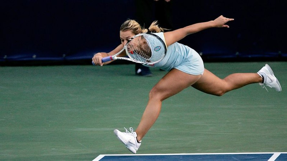 Dominika Cibulková na turnaji WTA v Dubaji