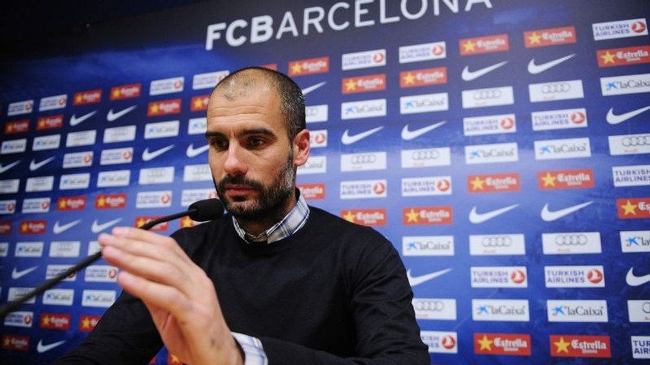 Tréner FC Barcelona Pep Guardiola