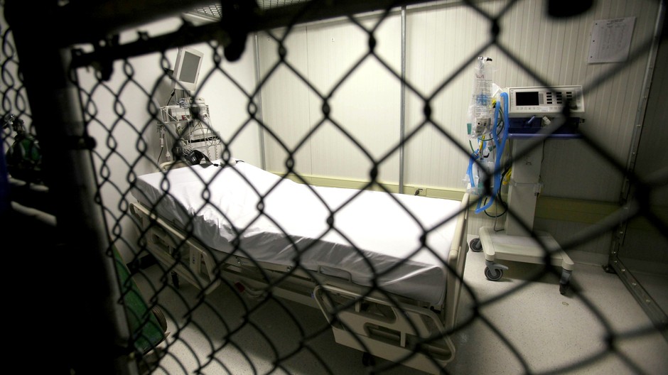 Guantanamo väznica cela ilustračné foto