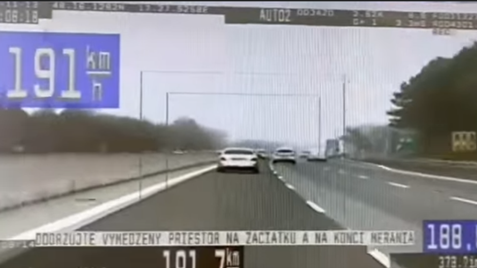 Diaľnica D1: Extrémna rýchlosť a ešte aj alkohol v krvi