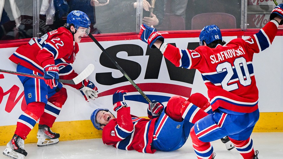 Juraj Slafkovský Mike Matheson / Montreal Canadiens - Toronto Maple Leafs