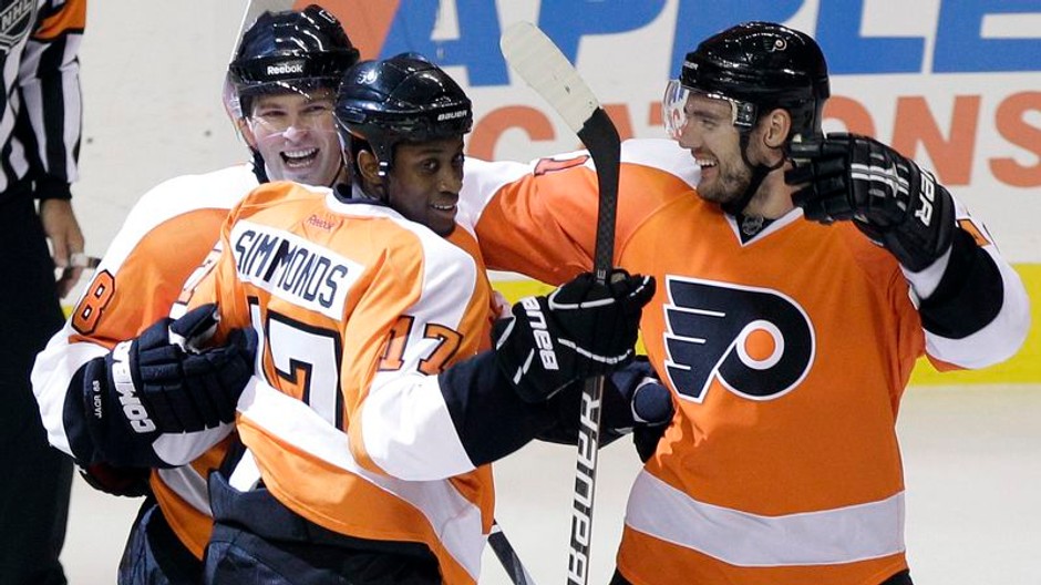 Jágr, Simmonds, Meszároš
