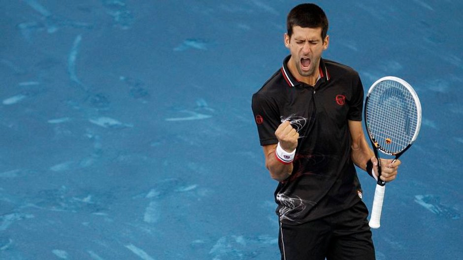 Djokovič na modrej antuke