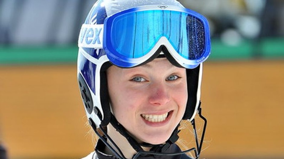 Barbara Kantorová v helme