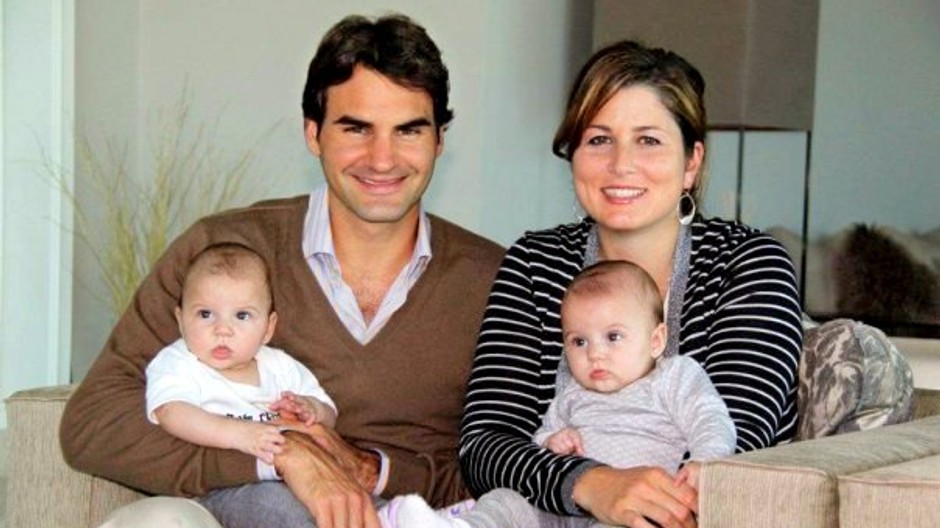 Mirka a Roger Federer