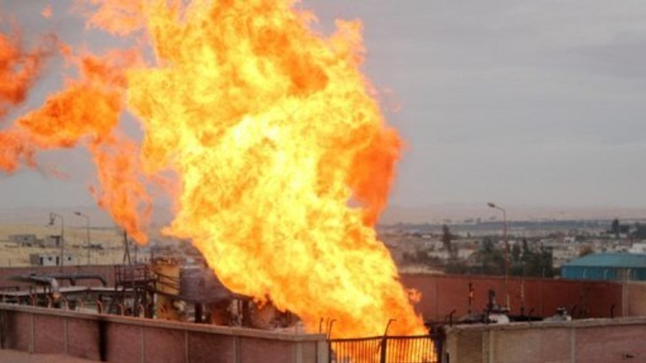 plynovod výbuch egypt