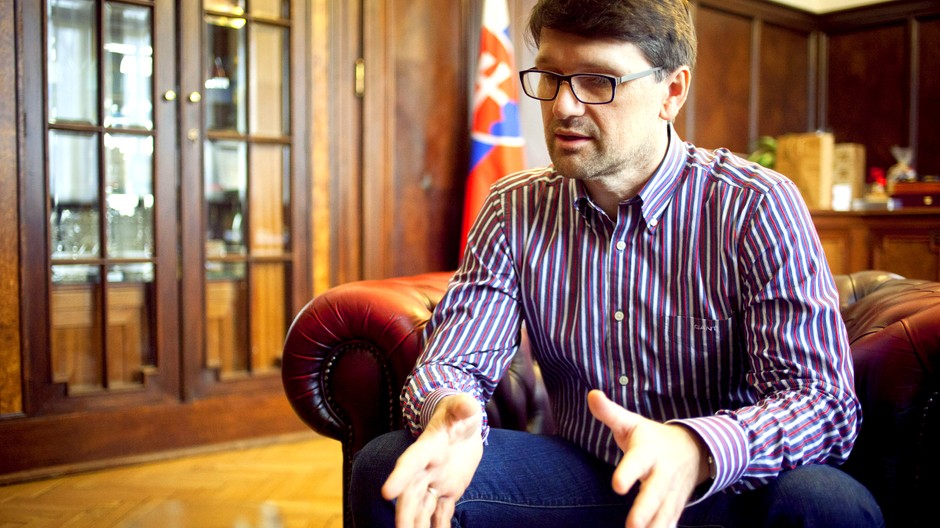 Minister kultúry Marek Maďarič debata