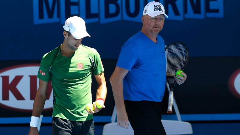 Djokovič a Becker