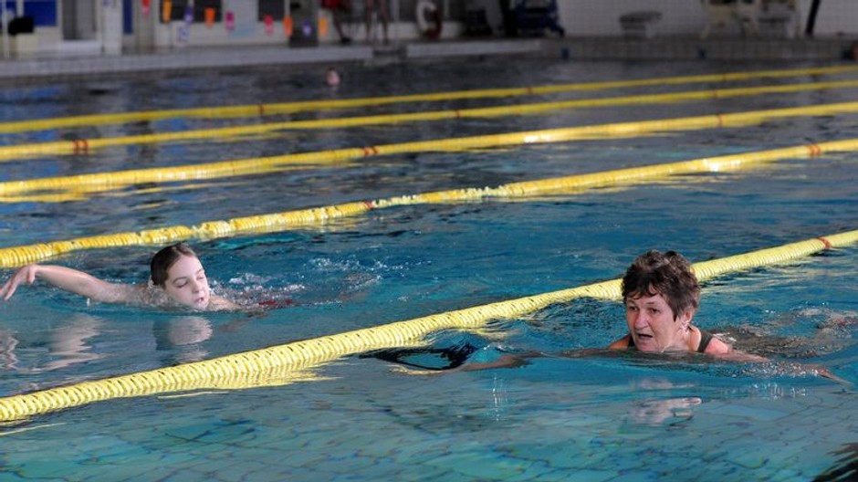 silvestrovské plávanie na Štiavničkách