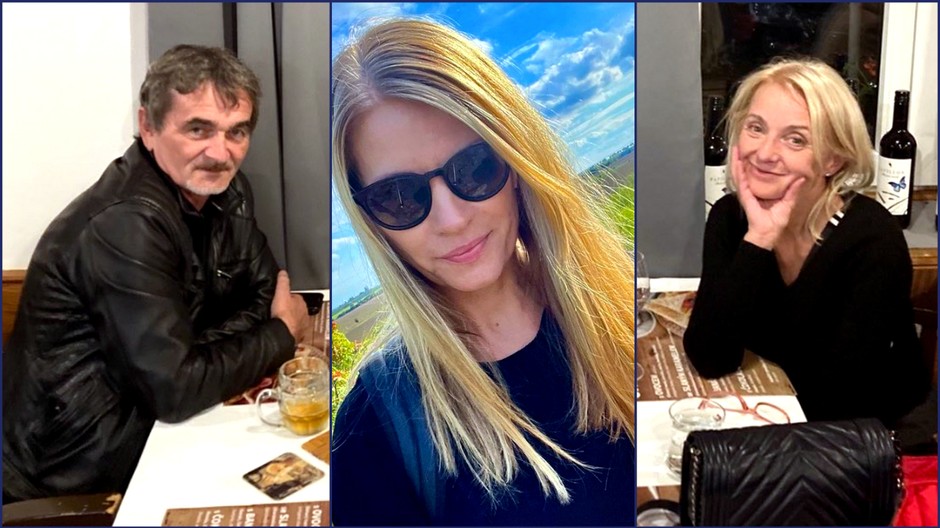 Josef Holomac, jeho manzelka Martina a Veronika Zilkova