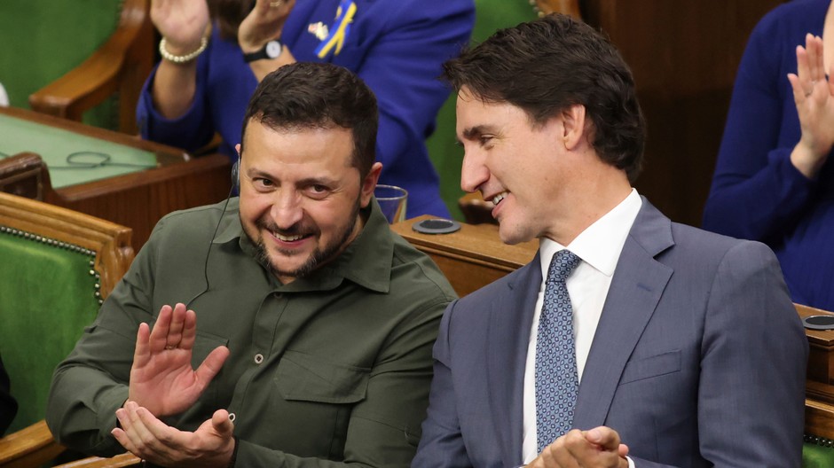 Kanada Zelenskyj príhovor parlament Trudeau