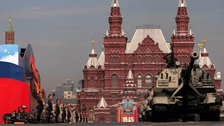 Rusko deň víťazstva Moskva Červené námesite