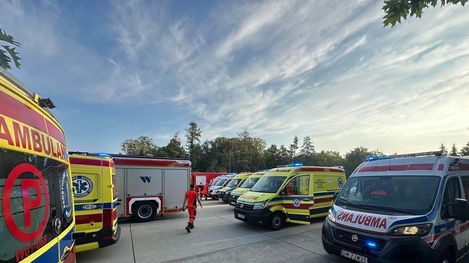 Posádky poľských záchranárov