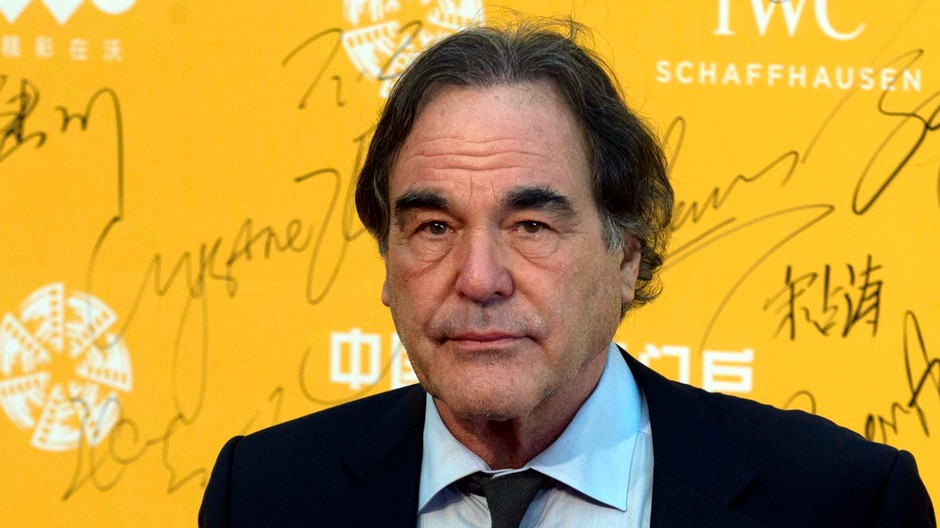 Oliver Stone - režisér, detail tváre