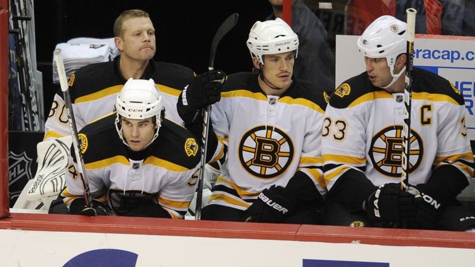 Zdeno Chára na striedačke Bostonu Bruins