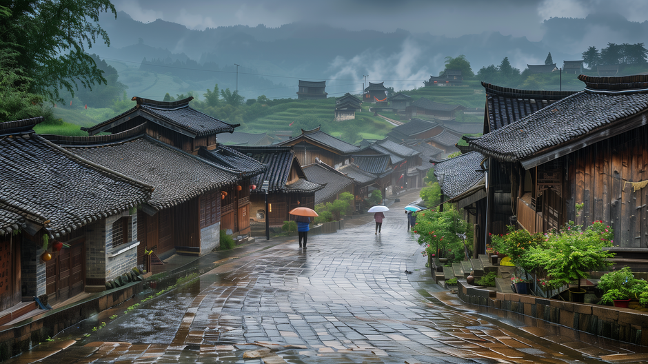 04 dažde čína počasie dážď záplavy