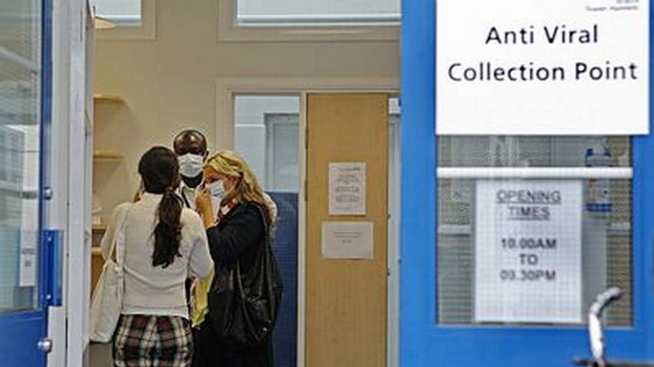 britania, nemocnica, chripka