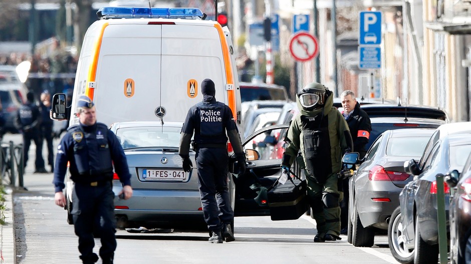 Brusel Schaarbeek razia