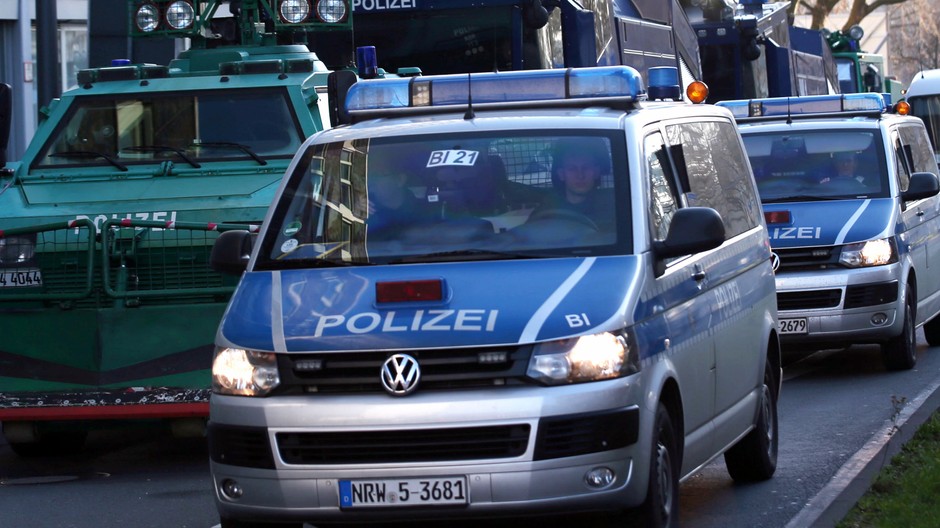 Nemecko polícia ilustračné foto