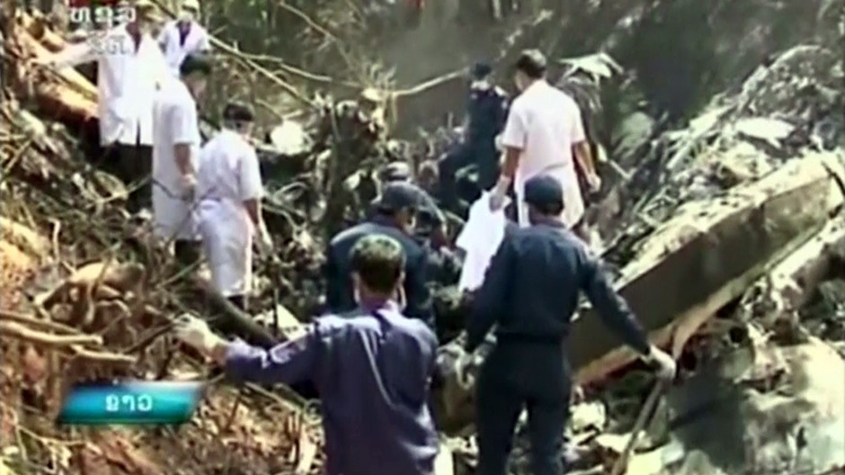 Laos - havária lietadla 2