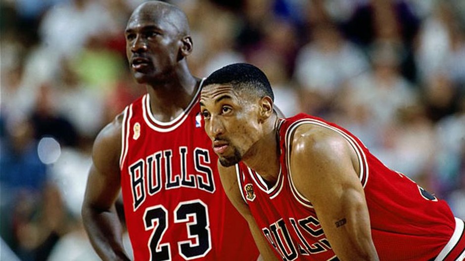 Pippen a Jordan
