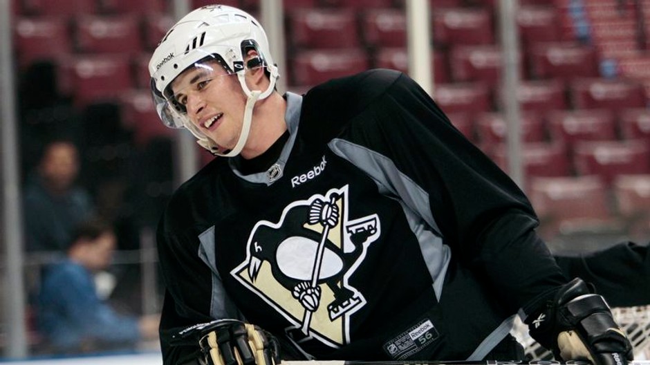 Sydney Crosby na tréningu