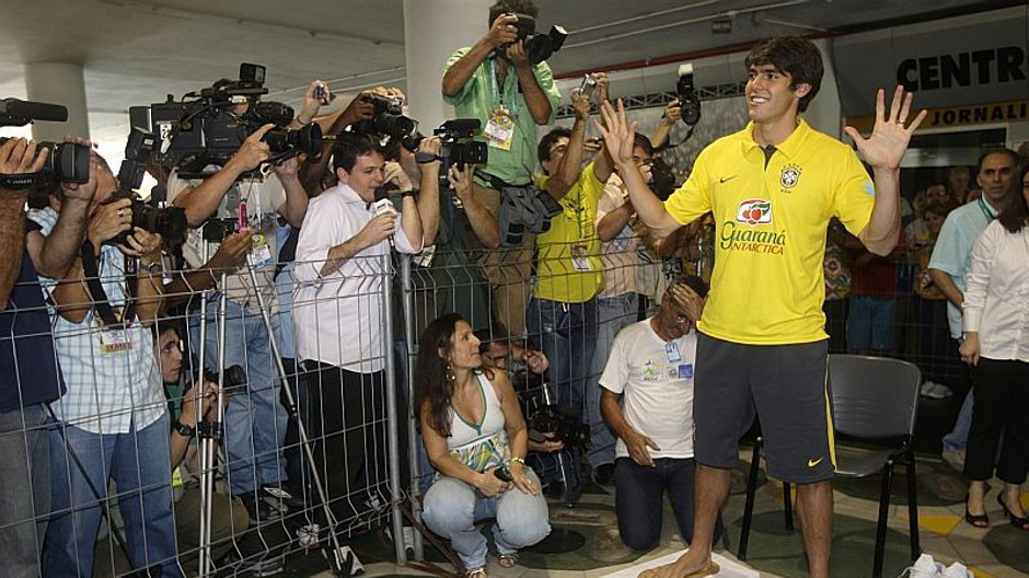 Kaká-otlačky na Maracane