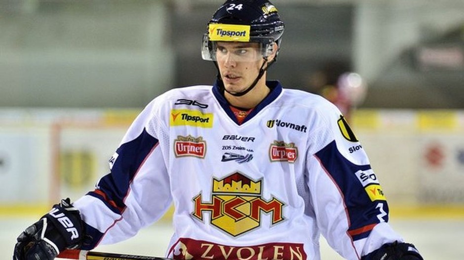 Peter Zuzin v drese HkM Zvolen