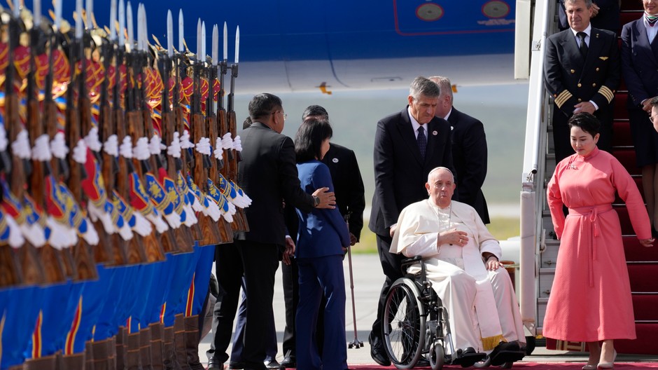 Pápež František na návšteve v Mongolsku