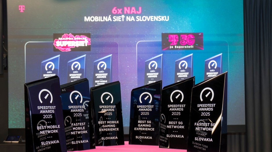 Telekom 6x naj mobilná sieť na Slovensku