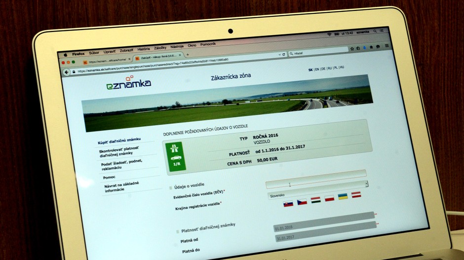 diaľničná známka 