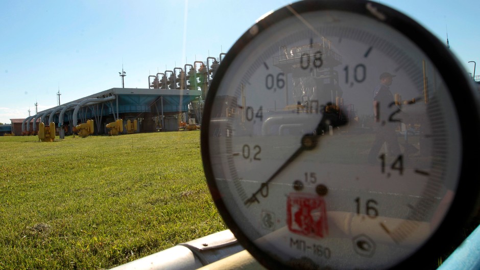 Gazprom, plynomer, ilustračné foto