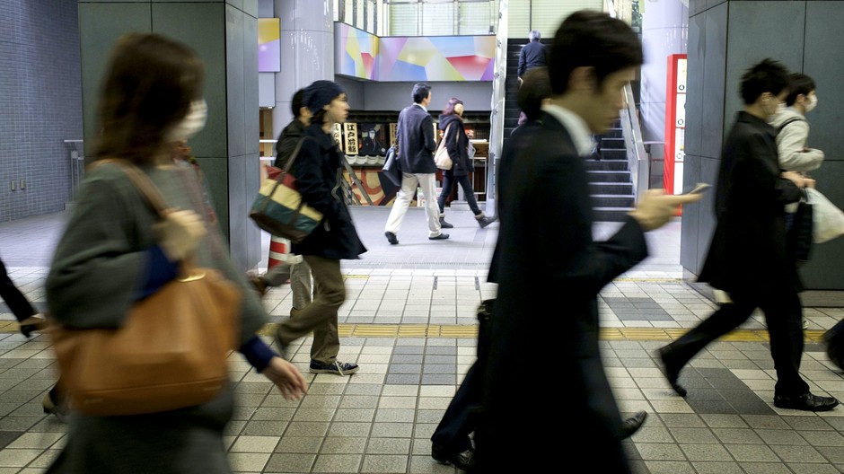 japonci na na stanici