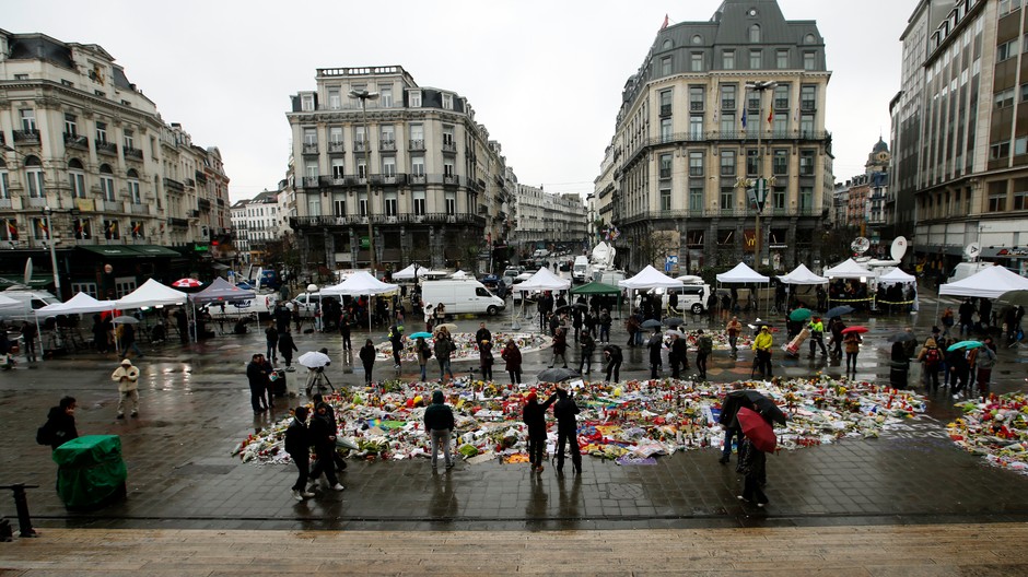 brusel kvety spomienka obete