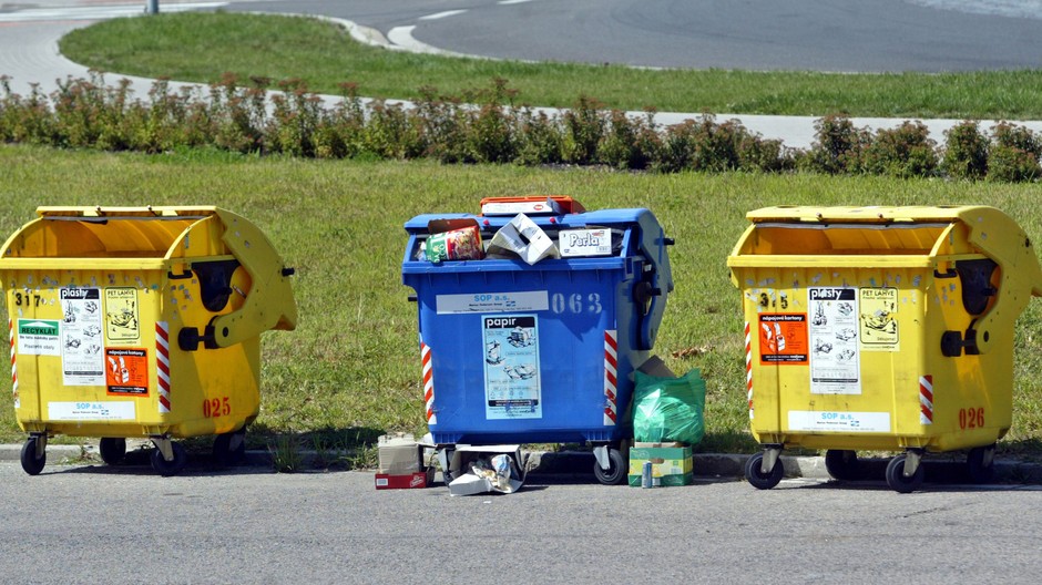 odpad kontajner ilustračné foto