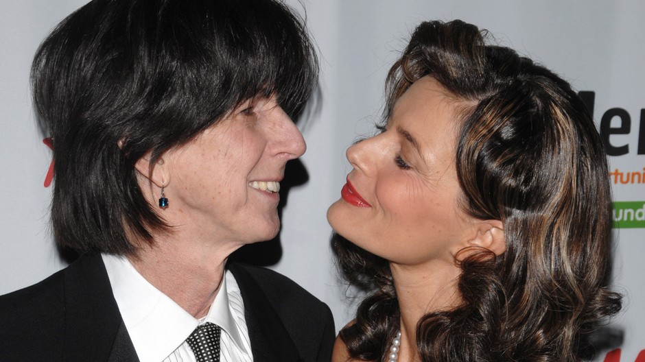 Ric Ocasek s manželkou