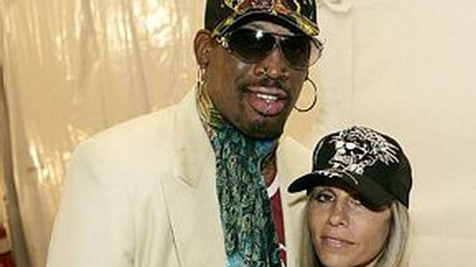 Rodman so ženou