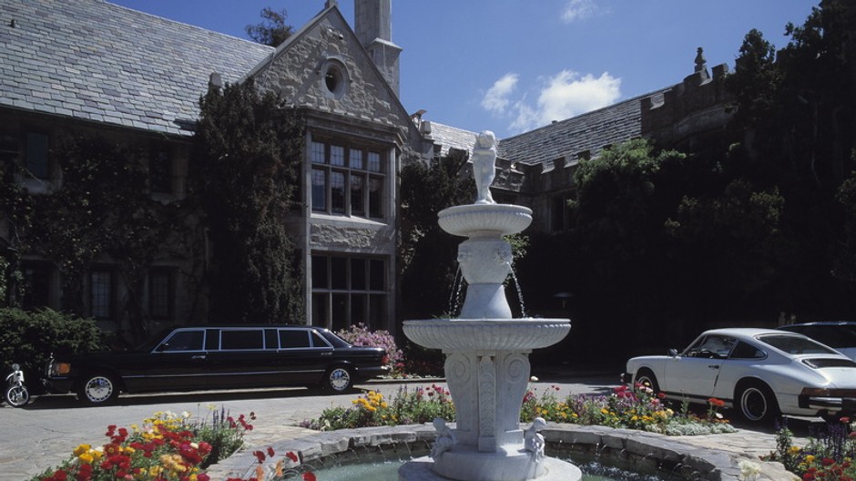 sídlo Playboy, ktoré vlastní Hugh Hefnber