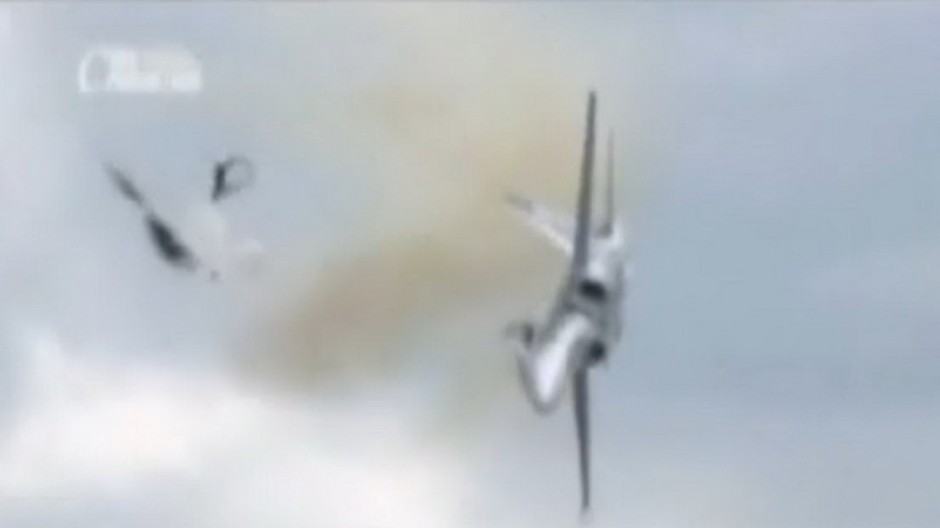 Kanada Katapultoval sa zo stíhačky pád