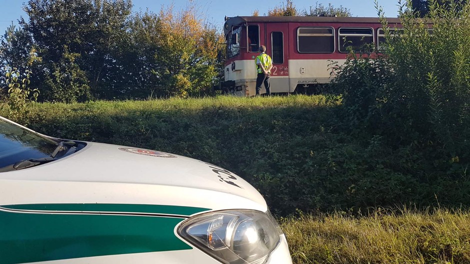 Vlak zrazil v Snine človeka