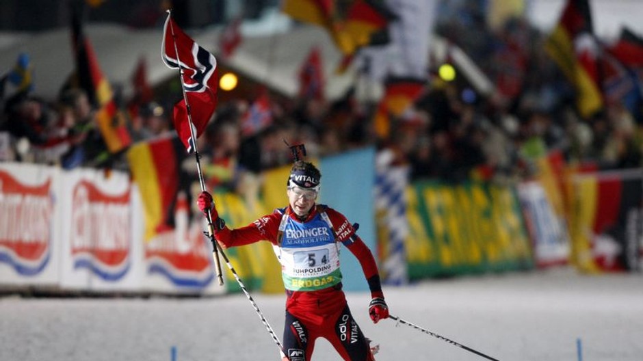 biatlon norska štafeta