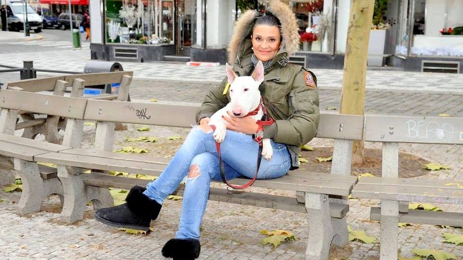 Mahulena Bočanová so psom