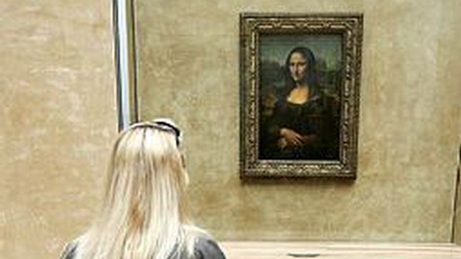 mona lisa, turistka