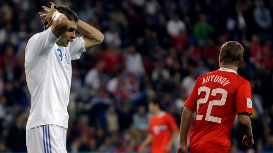 Grecky futbatbalista po prehre s Ruskom