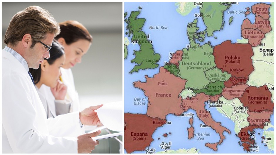 Mapa experti koláž