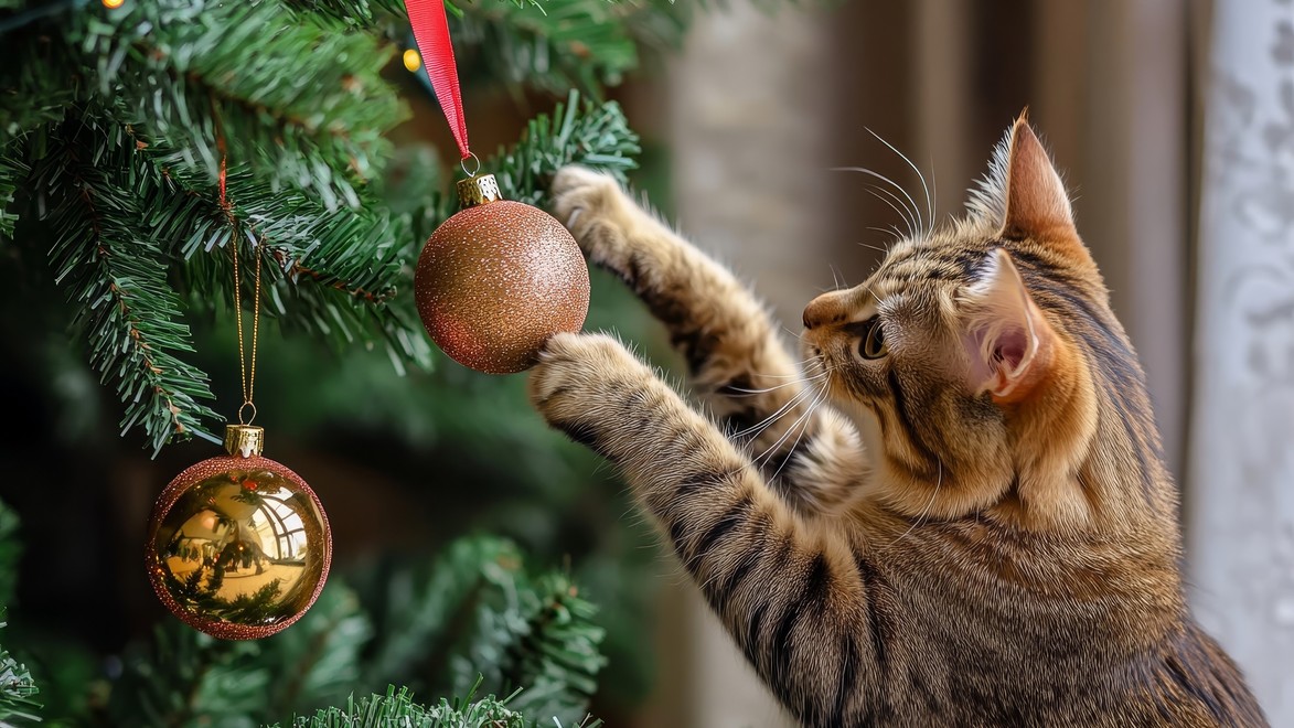 Ochráňte svoj vianočný stromček pred mačacími nájazdmi: 7 tipov na sviatky bez nehôd!
