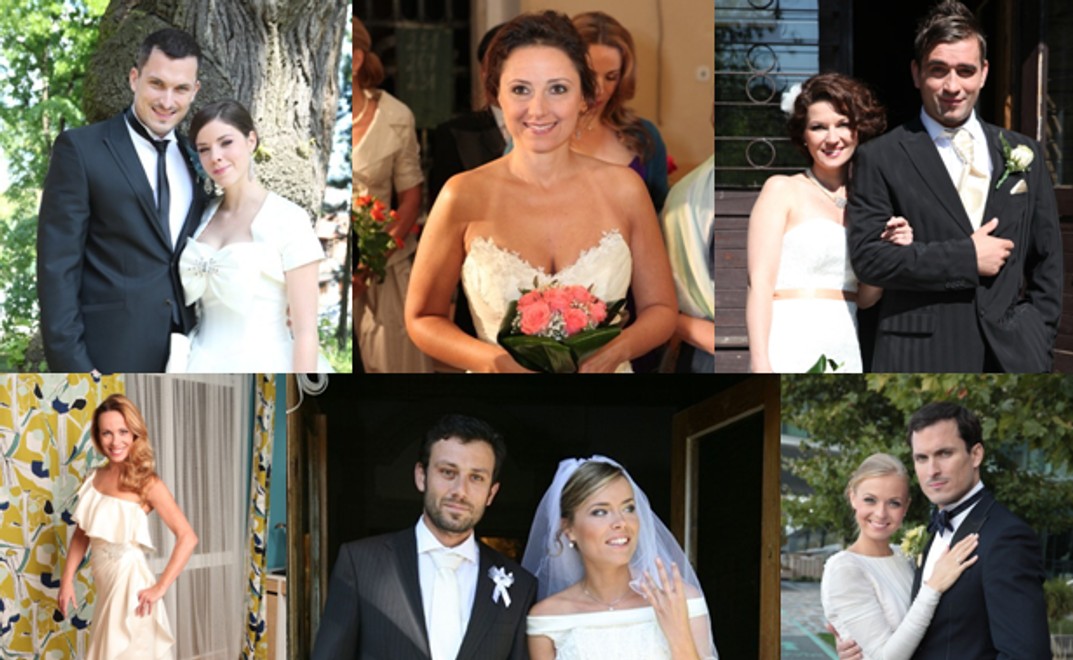 Panelák oslavuje 6. narodeniny: Pozrite si šesť herečiek vo svadobných šatách!