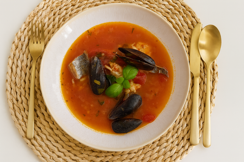 POLIEVKA - Rybacia s morskými plodmi