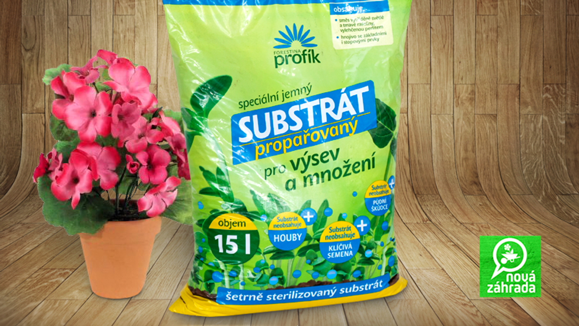 SÚŤAŽ s Novou záhradou: Vyhrajte špeciálny substrát určený na množenie rastlín!